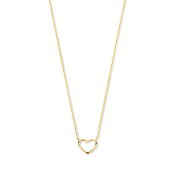 Gold by Rimenzo - Ketting Hart Open (0,8mm) 41/43/45cm
