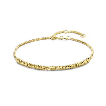 GOLD BY RIMENZO - Armband ringetjes 16 - 17,5 - 19 cm