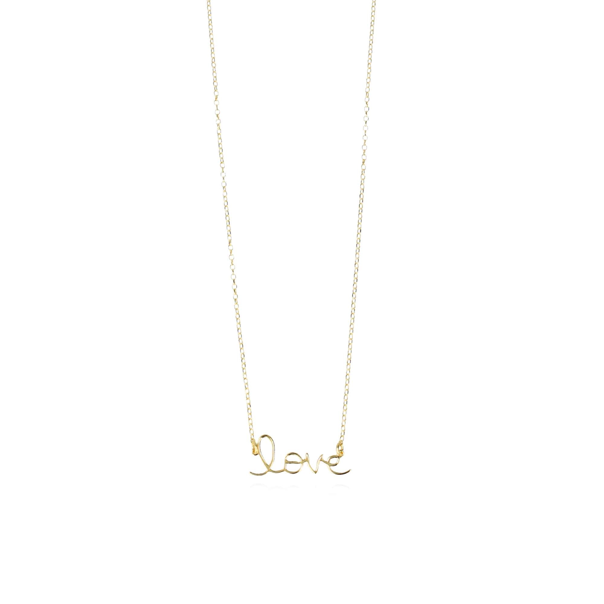 LOTT. gioielli - Gouden ketting Limited symbol love