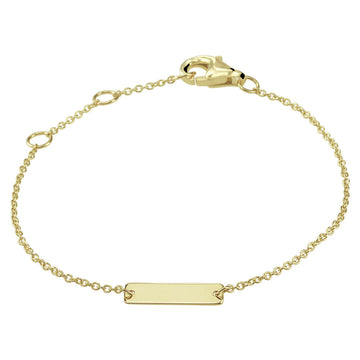 GOLD BY RIMENZO  - Graveerarmband plaat 3 mm 11 - 12 - 13 cm
